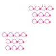 thumbnail image 1 of Cateissary Anillos fijos Sellado de tuberías Lazos para bolsas de pastelería Utensilios para hornear para fondant de caramelo 10 piezas rosa 2Conjunto, 1 of 6