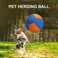 thumbnail image 3 of Herding Ball for Dogs - 18" Dog Herding Ball, Dog Toys for Medium Dogs, Herding Ball for Australian/German Shepherd Collie, Dog Toys for Christmas/Birthday Gifts (Yellow&Blue, Medium - 18"), 3 of 10