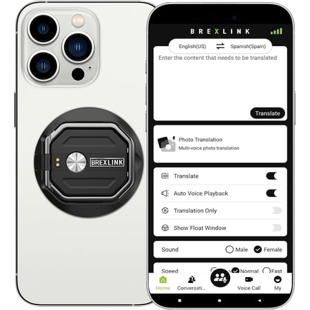 3-in-1 AI Translator Recorder, Language Translator Device, NO FEE for Translate & Transcribe with APP, 140+ Language Translator, Online/Offline/Video/Photo Translation for Meeting Lecture Travel