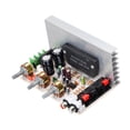 thumbnail image 4 of Placa amplificadora, 2.0 canales, módulo de alta potencia Placa amplificadora de potencia de audio estéreo, subwoofer para altavoces de bricolaje cine, 4 of 10
