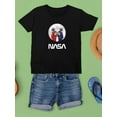 thumbnail image 3 of NASA Nasa Astronaut Duo Over Moon T-Shirt Juniors -NASA Designs,  x-Small, 3 of 4