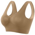 thumbnail image 4 of Women's Sports Bra Seamless Sports Bra Wirefree Yoga Bra With Removable Pads Bras for Women No Underwire Multicolor11 3XL, 4 of 6