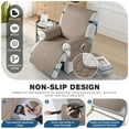 thumbnail image 4 of TAOCOCO 100% Waterproof Recliner Cover, Anti- Slip Reclining Chair Slipcover Recline Sofa Cover with Non-Slip Granule, Khaki, 4 of 7