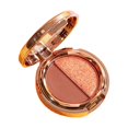 thumbnail image 2 of Two Color Eyeshadow Pearlescent Pumpkin Powder Earth Color Eyeshadow Tray, Halloween Makeup Eye Shadow, 2 of 6