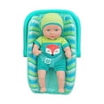 thumbnail image 1 of Poupée bébé avec porte-bébé My Sweet Baby en sarcelle, 1 of 1