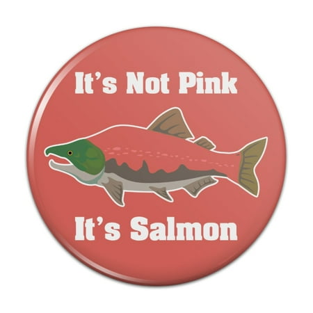 

Not Pink Salmon Color Funny Kitchen Refrigerator Locker Button Magnet