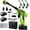 Green, variant on Cordless Pressure Washer, Portable Handheld Washer with 6-in-1 Nozzle and 2 Batteries for Car, Home and Garden