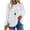 B-White, variant on Fall Shirts for Women Long Sleeve Blouses Ladies Crewneck Lace Crochet Tops Dressy Chiffon Blouses