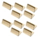thumbnail image 1 of Antique Brass Table Card Holders Set of 10 Wide Size Memo Price Tag Stands, 1 of 5