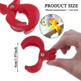 thumbnail image 3 of Clip colorido para cochecito de bebé, soporte para juguete para cochecito, clip para manta, parasol, clip resistente al viento u otro clip Universal de plástico fijo, 6 uds., 3 of 5