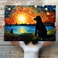 thumbnail image 4 of Irish Water Spaniel Dog Watercolor Starry Night Van Gogh Painting Kits, Painting Watercolor Canvas, Canvas Suitable for Room Decor Cafe Decor Or Gift for Friends, 4 of 4