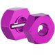 thumbnail image 5 of Adaptador de rueda de aleación de aluminio morado y pasador hexagonal para coches RC a escala 1/12, compatible con WLtoys 12423 FY, 5 of 8