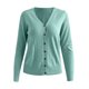 thumbnail image 4 of Moda Mujer Botones Manga Larga Casual Sólido Corto Abrigo Cárdigan Blusa Odeerbi  ODB-6, 4 of 4