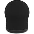 thumbnail image 1 of Pemberly Row Modern / Contemporary Swivel Ball Office Chair in Black, 1 of 2