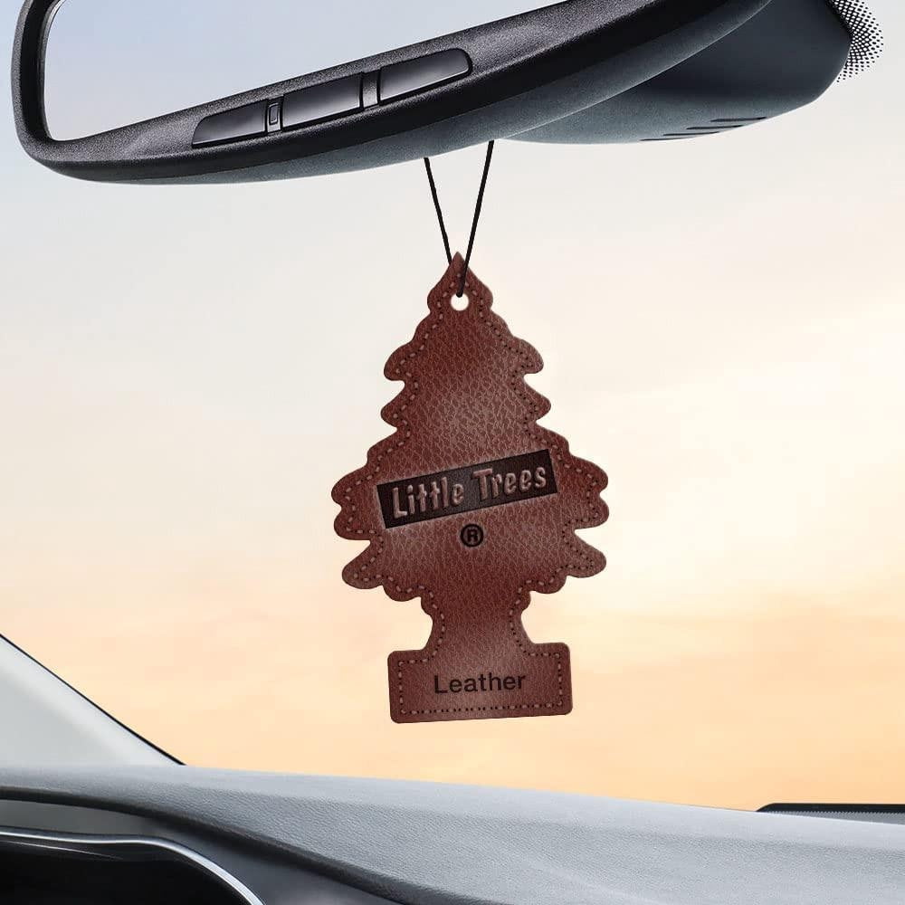 Little Trees 60290 Leather Scented Hanging Air Freshener for Car & Home 48 Pack!