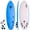 Lt. Blue, variant on KO'A Lemon Pop 5ft 10in Small Wave - Soft Top Foam Surfboard - Includes Leash and Fins