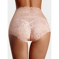 thumbnail image 2 of Bmnmsl Women Lace Panties Stretched Lace Cozy Briefs Solid Color Underwear, 2 of 5