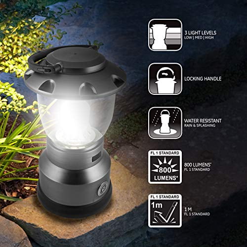 Enbrighten Lantern USB Charger 600 hrs Battery Life 800 Lumens Camping or Emergency Light 