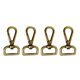 thumbnail image 2 of 4 Uds. de Broches de Langosta Giratorios de Aleación, Llavero de Mosquetón, Hallazgos de Abalorios DIY de 20mm , Bronce, 20mm BLESIY Cierres giratorios de garra de langosta, 2 of 8