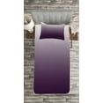 thumbnail image 3 of Ambesonne Aubergine Quilted Bedspread Set 2 Pcs, Ombre, Twin Size, Eggplant White, 3 of 3