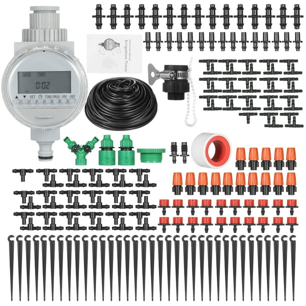 Kit de riego por goteo para riego de plantas sistema de riego DIY con electrónica