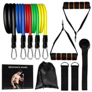 LNGOOR Resistance Bands Set - Expander Yoga Exercise Fitness Rubber Tube Bands for Home Gyms - Workout Elastic Pull Rope - Body Stretch Training Pedal Excerciser