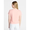 thumbnail image 3 of No Boundaries Cotton Tee with Short Sleeves, Women’s XXS-XXL, 3 of 5