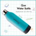 thumbnail image 4 of SOPL-OLIVEWARE Qua Water Bottle with Better Grip, 600 ml Bottle, BPA Free & Leak Proof, For Home, Office & Gym use - Green, 4 of 4