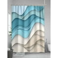 thumbnail image 5 of Shower Curtain Shower Curtains for Bathroom, Waterproof Polyester Shower Curtain Set with Hooks, Extra Long 72" x 78", 5 of 6