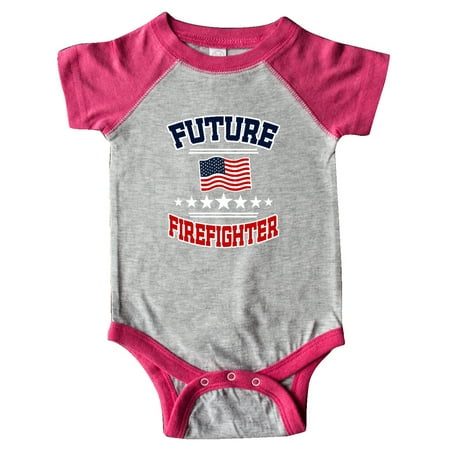 

Inktastic Future Firefighter Outfit Gift Baby Boy or Baby Girl Bodysuit