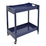 Bar Cart With Mirror Tray