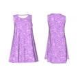 thumbnail image 7 of KLL Lilac Glittering Pattern Womens Summer Dresses 2025,Loose Round Neck Sleeveless Sundresses Tank Dresses with Pockets, 7 of 7