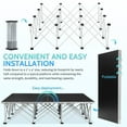 thumbnail image 4 of LEDMOMO Folding Stage Platform Black Aluminum Frame Portable for Outdoor Use, 4 of 17