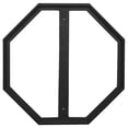 thumbnail image 1 of 30 x 30 in. Stop Sign Frame - Black, 1 of 1
