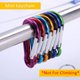 thumbnail image 2 of Clips de gancho de mosquetones multicolores, accesorios de acampada, hebilla para senderismo al aire libre, viajes, 10 Uds. oso de fresa Electrónica, 2 of 5