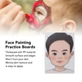 thumbnail image 4 of Face Painting Exercise Template, Makeup Practice Face Board Easy Application  for Studio, 4 of 7
