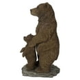 thumbnail image 3 of Hi-Line Gifts Mother and Baby Brown Bears Outdoor Garden Statue - 24.5", 3 of 6
