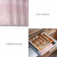 thumbnail image 6 of Placemats Set of 4, Pink Woven Placemat, Linen Place Mats for Kitchen/Dining Tables, Modern Abstract Art Ombre Striped Washable Table Mats for Party, 6 of 8