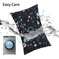 thumbnail image 6 of KLL Galaxy2 Pillow Covers Envelope Closure,Super Soft and Cozy Fuzzy Fleece Pillow Case Cover 16"x24", 6 of 7