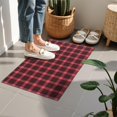 thumbnail image 4 of Red and Black Plaid Pattern Door Rugs,Washable Non Slip Door Mats Indoor,Decorative Door Mats,Entry Mat Indoor for Entrance,Bedroom,Kitchen,Bathroom,16"x24", 4 of 6