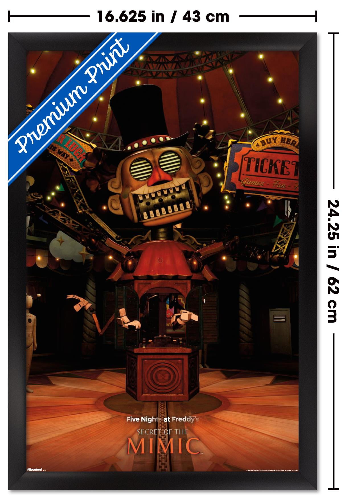 Five Nights At Freddy's: Secret of the Mimic (2025) - Big Top Wall Poster, 14.725" x 22.375" Framed