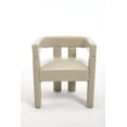 thumbnail image 5 of Liangfu Modern Barrel - Back Accent Chair Set of 2 for Living/Dining Room, Stylish & Sturdy PU Gray, 5 of 11