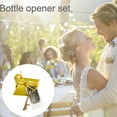 thumbnail image 3 of 50pcs Vintage Key Bottle Openers Wedding Favor Souvenir Gift Set Pillow Candy Box French Ribbon, 3 of 3