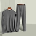thumbnail image 6 of Sakuulaan Men's Thermal Underwear Set, Winter Warm Top and Bottom with Fleece Lined, 6 of 6