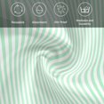 thumbnail image 5 of Green White Stripe Cloth Napkins, Modern Minimalist Geometric Striped Washable and Reusable Dinner Napkins Set of 4, Table Napkin for Kitchen Party Birthday Wedding Hotel Housewarming 20"x20", 5 of 8