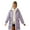 Purple XL, variant on Winter Down Coat Thickened Padded Plush Hood Big Pockets Mid Length Windproof Long Sleeves Heat Retention Warm Daily Outwear Cotton Jacket