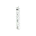 thumbnail image 2 of Eaton Tripp Lite Series UL 1363 Medical-Grade Power Strip, 6 Hospital-Grade Outlets, USB Charging, Safety Covers, Antimicrobial, 6 ft. Cord - Power strip - AC 120 V - input: NEMA 5-15P - output connectors: 6 (6 x NEMA 5-15R, USB, 24 pin USB-C) - 6 ft cord - white, 2 of 9
