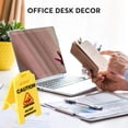thumbnail image 4 of Jubilant  Funny Desk Decor Office Desk Sign Gag Gift Caution Overstimulated Desk Sign Funny Office Decor Gag Gift for Coworkers for Workspaces for Teammates, 4 of 8