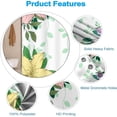 thumbnail image 6 of Blue Leaves Shower Curtain Set with Hooks Farmhouse Botanical Plants Shower Curtain for Bathroom Blue Leaves Branches Waterproof Fabric Decor 48x72inches, 6 of 6