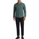 thumbnail image 2 of CAMISA DE NEGOCIO FORMAL DE MANGA LARGA DE BOTONES PARA HOMBRE INSPIRAR CHIC COLOR SÓLIDO L Verde, 2 of 4